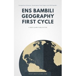 Geography First Cycle ENS...